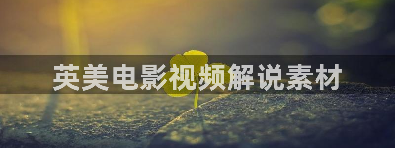 茄子视频了：英美电影视频解说素材