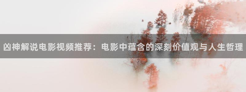 茄子视频www：凶神解说电影视频推荐：电影中蕴含的深刻价值观与人生哲理